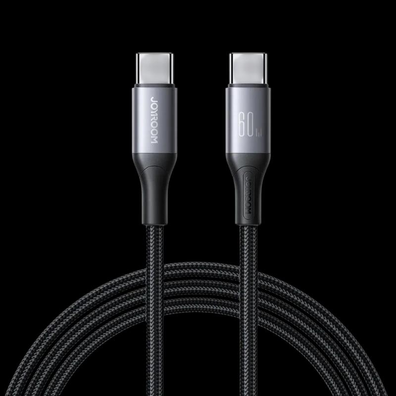 Cabo USB‑C para USB‑C Joyroom Flash Series 60 W 2 m, Preto